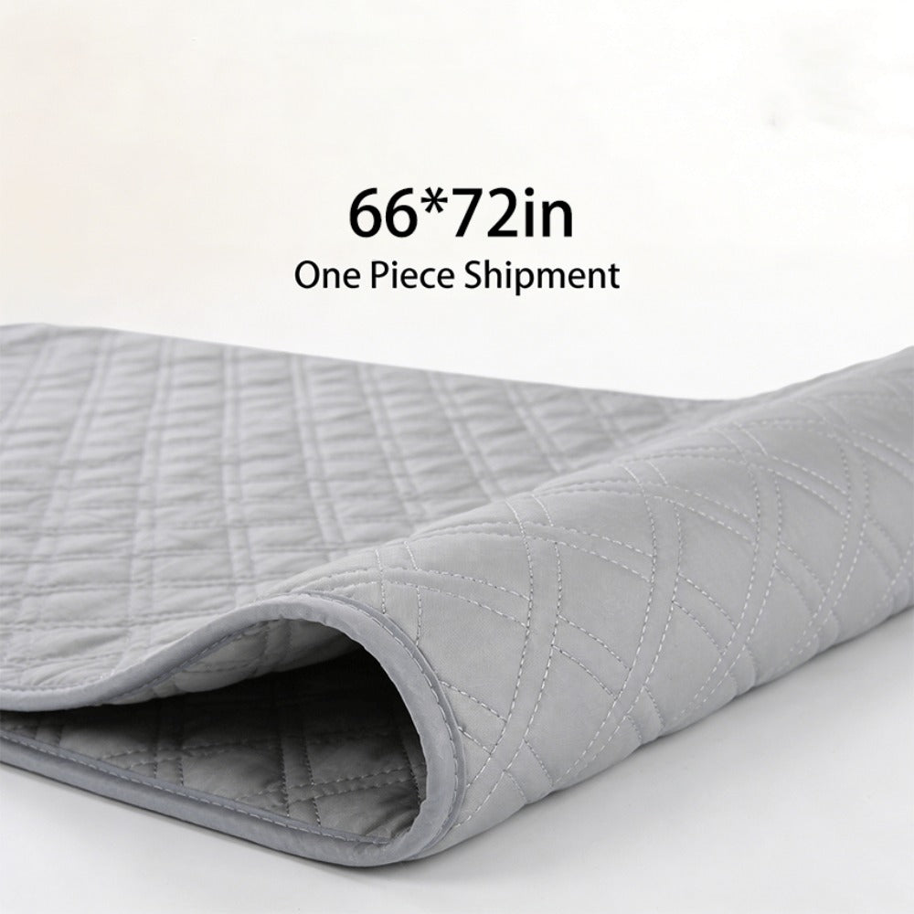 Washable Leak-Proof Mattress Protector for Seniors - Breathable Mesh Polyester, Urinary Incontinence & Bedwetting Pad | Twin, Full, Queen, King