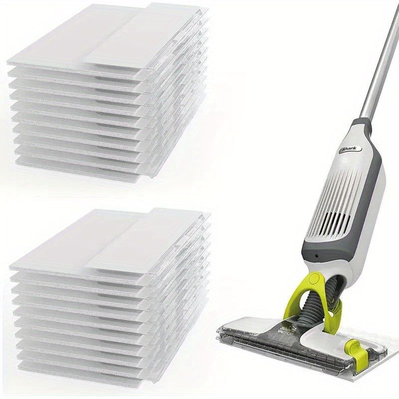 Shark VACMOP Replacement Pads Compatible with VM252 VM200 VM190 VM250 VM251 VM200C VM252C QM250 VC205 Cordless Hard Floor Vacuum Mop Disposable Pad Refills 10 20 30 40 Pack Value