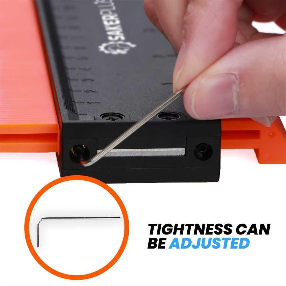 Contour Gauge Profile Tool with Lock ¨C 6 Inch & 11 Inch Shape Duplicator for Flooring, Tile, Woodworking, Carpet Cutting & Irregular Shape Tracing