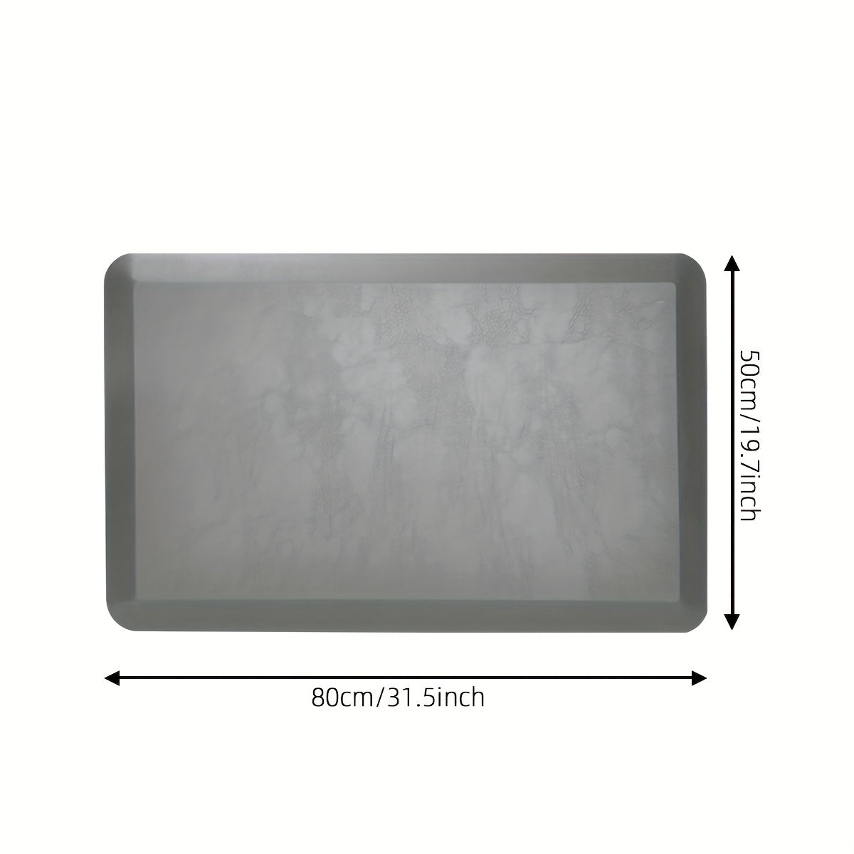 Anti-Fatigue Kitchen Mat 3/4 Inch Thick Non-Slip Foam Cushion Standing Desk Mat for Kitchen Office Laundry