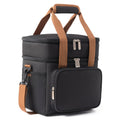 Insulated Lunch Bag with Shoulder Strap - Double Layer Leakproof Cooler Tote for Women Men Work Office School Picnic Beach Outdoor, Expandable Thermal Lunch Box Bag Keeps Food Cold or Hot, Lightweight Durable Design in Multiple Colors