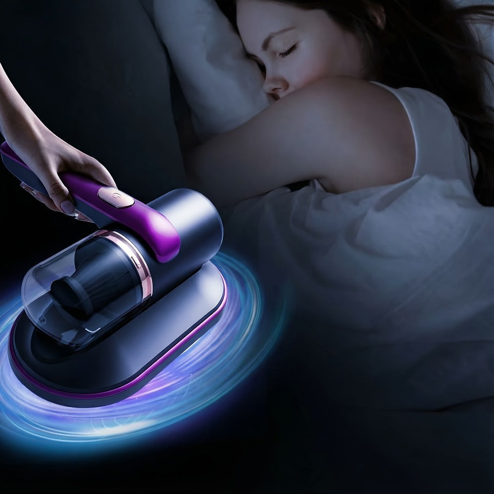 Handheld Mattress Vacuum Cleaner 12KPa ¨C Heavy-Duty Portable Bed Vacuum with Deep Cleaning, Low Noise, Allergen & Dust Mite Removal for Mattress, Sofa, Pillow & Upholstery