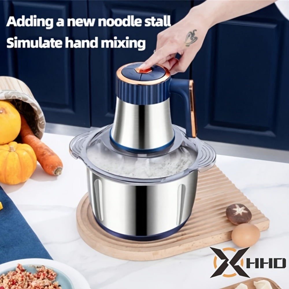 Electric Meat Grinder 5L 5-Speed ¨C Large Capacity Stainless Steel Food Processor, Blender & Filling Machine for Meat, Garlic, Chili & More