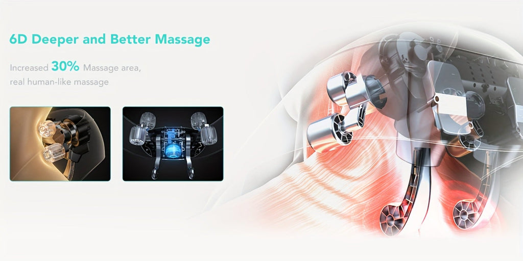 Neck Massager with Heat ¨C 6D Shiatsu Cordless Deep Kneading Electric Massager for Neck, Shoulder, Back & Waist | 9 Modes, Hot Compress 40-45¡ãC, 2200mAh Battery | Portable for Home, Office & Car