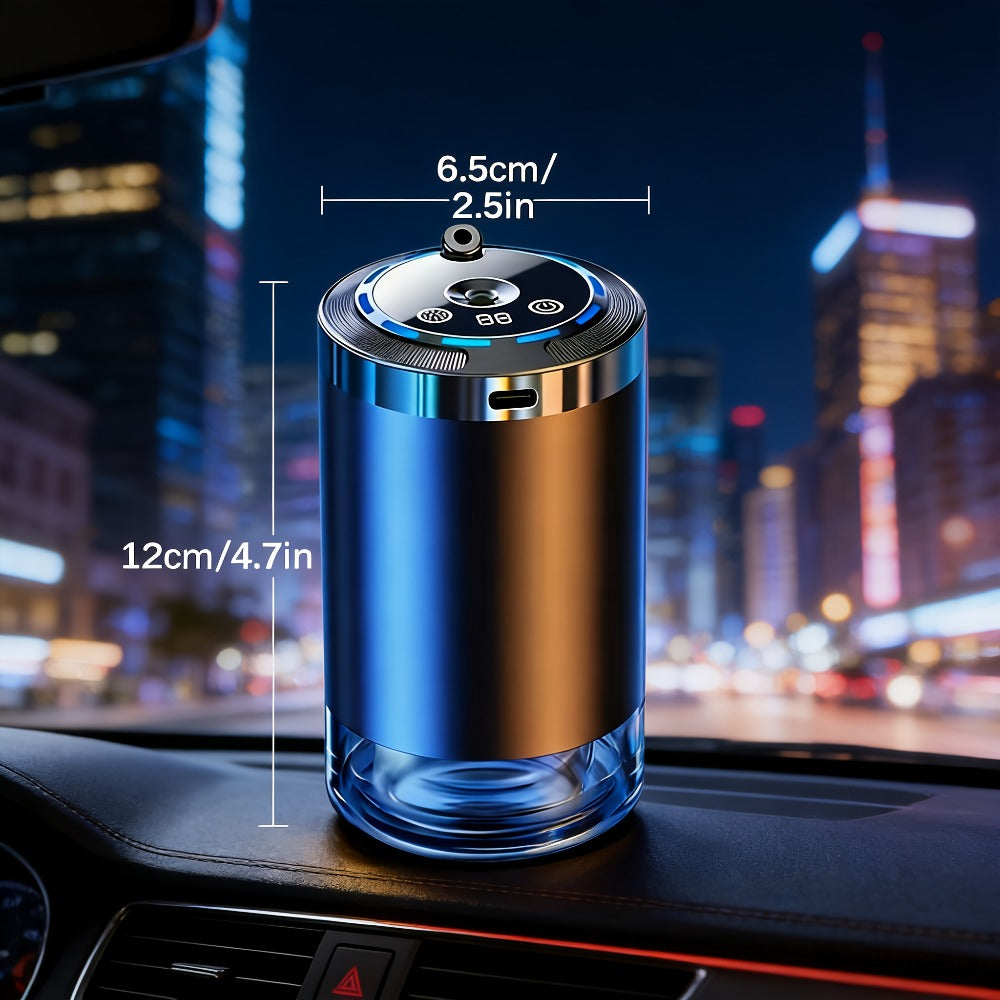 Car Aroma Diffuser Set with 3 Essential Oil Bottles ¨C Odor Eliminator for Auto Interior, Perfect Gift for Women & Office Workers
