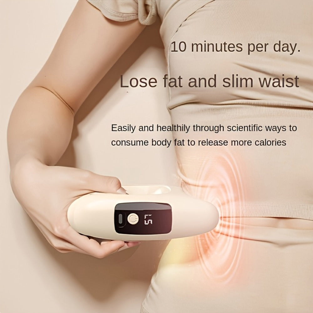 Dual Motor Electric Fascia Ring with Massage Belt ¨C 8 High-Frequency Vibration Modes, Type-C Rechargeable Large Battery, Ergonomic Grip, Upgraded Vibration Massager for Full Body Muscle Relief