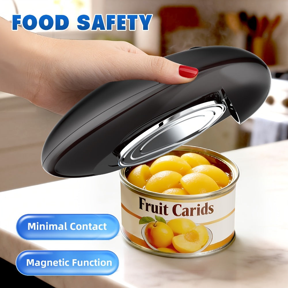 Electric Can Opener One-Touch Automatic ¨C Smooth Edge Battery Operated Handheld Opener for All Can Sizes, Best Kitchen Gadget for Seniors, Arthritis & Weak Hands, Great Gift Idea