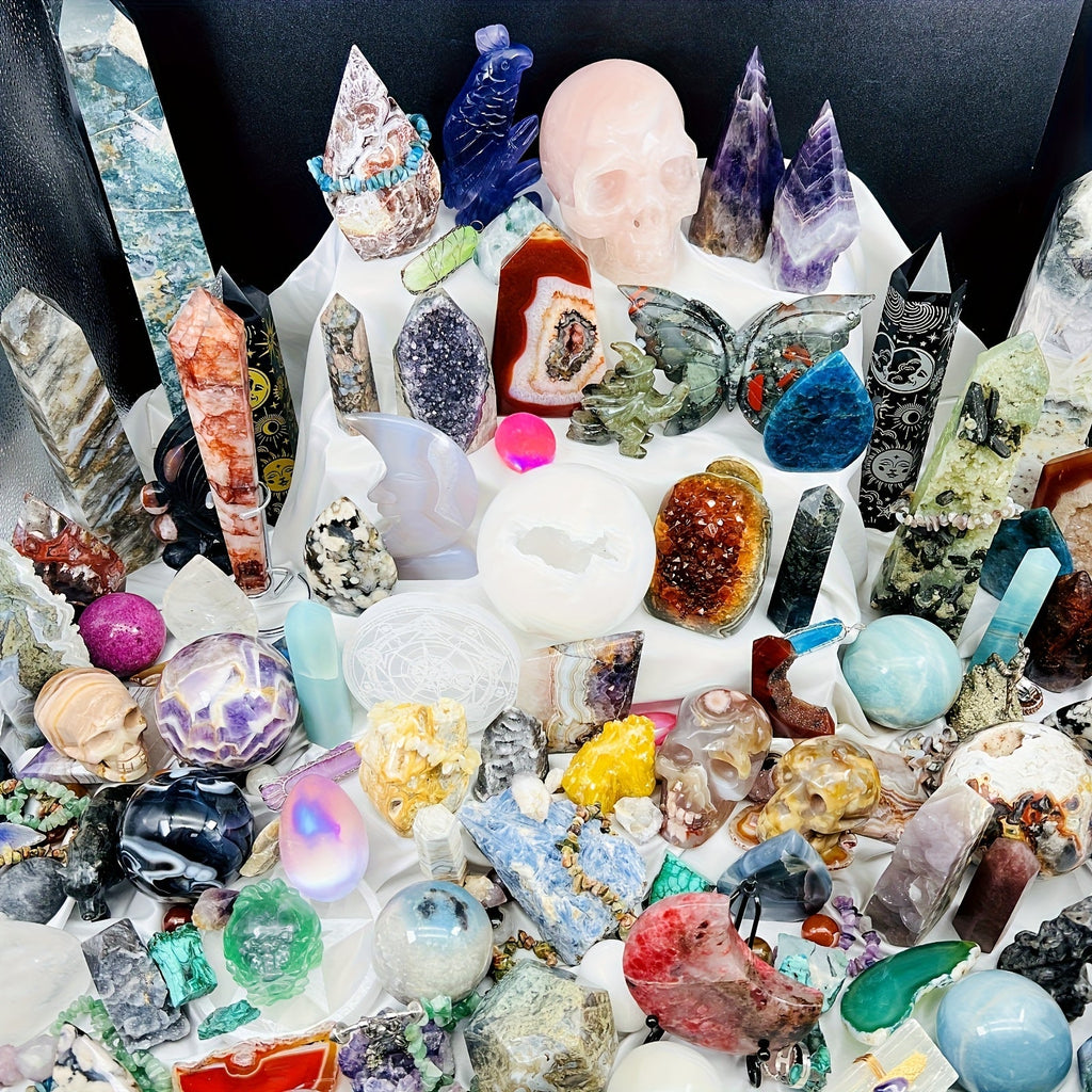 Bohemian Luxury Crystal Collector Box Gift Set - Romantic Home Decor & Holiday Gift for Parents, Friends | Christmas, Valentine's Day, Mother's Day