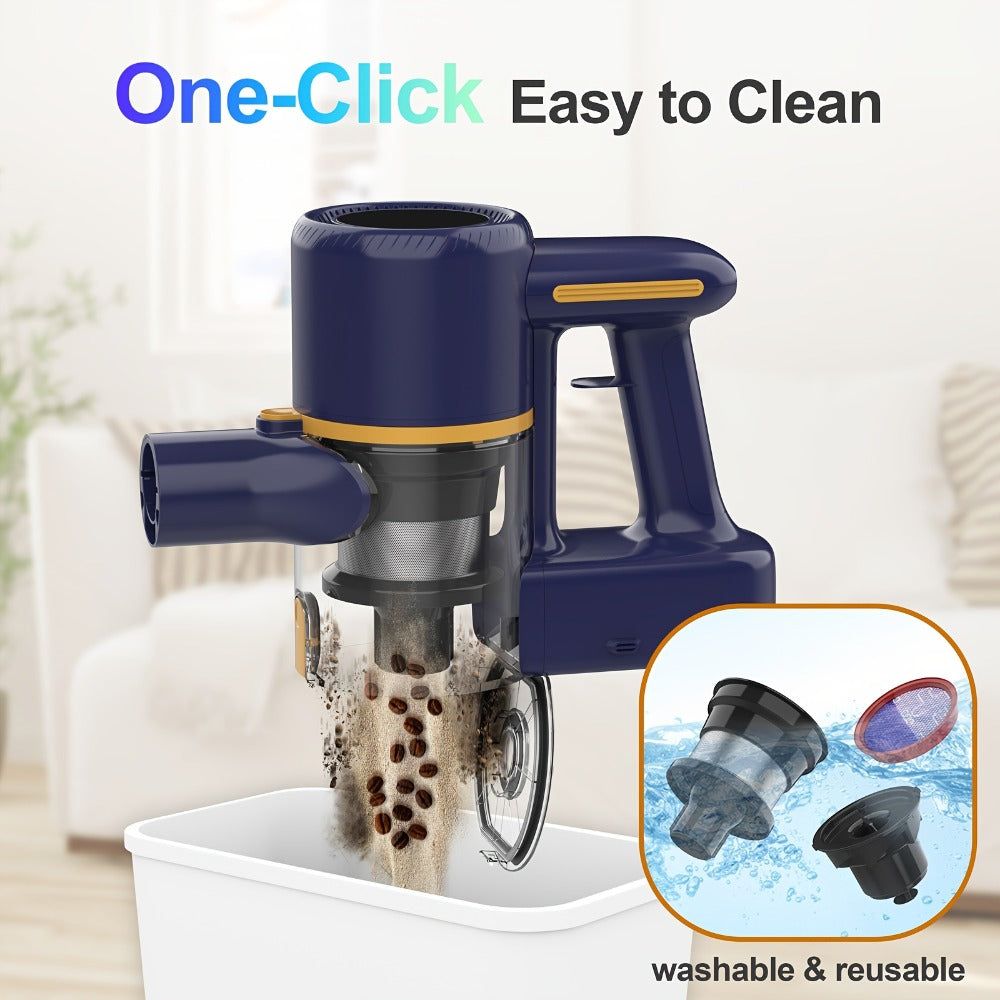 Cordless Vacuum Cleaner for Home ¨C Corded & Cordless 2-in-1, 180¡ã Foldable, LED Brush, High Suction, 40-Min Runtime, 38.58oz Dust Cup for Hardwood Floors, Seniors & Pregnant Women