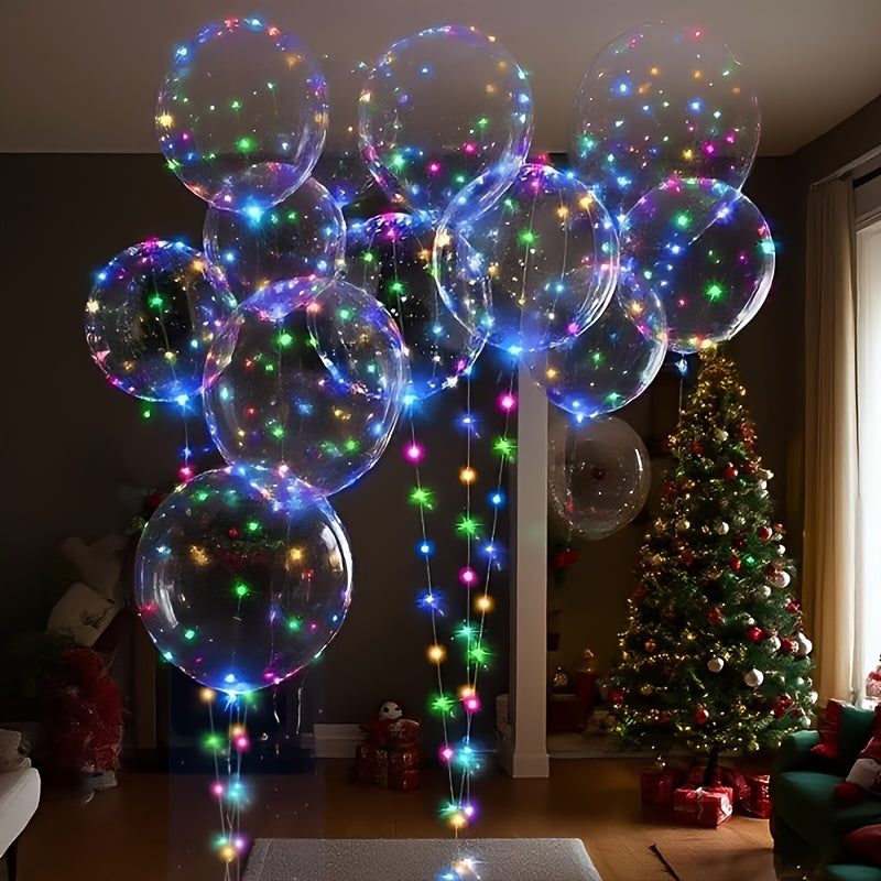 LED Light Up Bobo Balloons with LED String Lights 20pcs Party Decoration Kit ¨C Birthday Wedding Christmas Easter Graduation Decor