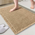 Non-Slip Bath Mat with Tassels Super Absorbent Ultra Soft Machine Washable Bathroom Rug with Anti-Skid Backing 2 Sizes