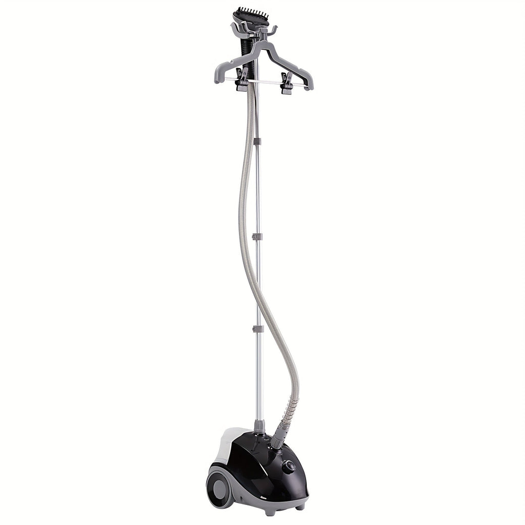 Garment Steamer Hanging Iron Machine 1500W, Vertical Steam Iron with 1.8L Large Water Tank, 60 Min Continuous Steam, 45s Fast Heat-Up, Roll Wheels, Adjustable Handheld Steamer for Clothes Home Commercial