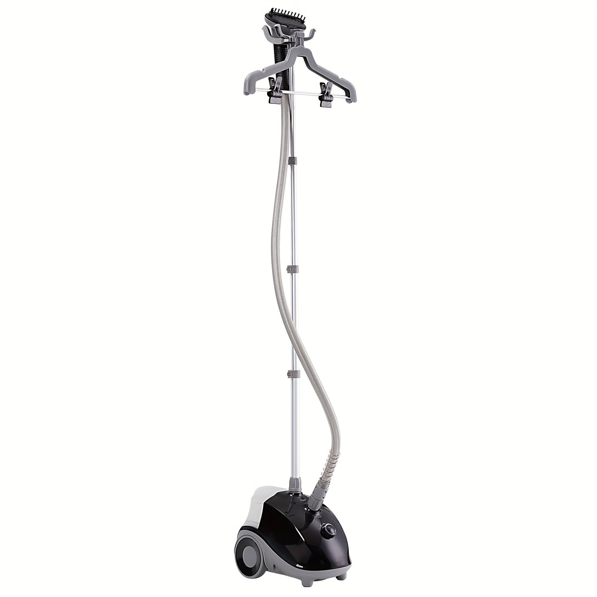 Garment Steamer Hanging Iron Machine 1500W, Vertical Steam Iron with 1.8L Large Water Tank, 60 Min Continuous Steam, 45s Fast Heat-Up, Roll Wheels, Adjustable Handheld Steamer for Clothes Home Commercial