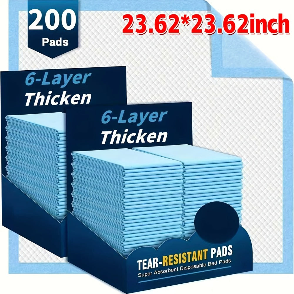 Disposable Incontinence Bed Pads for Adults and Elderly Thickened Highly Absorbent Leak-Proof Underpads Adult Care Pads Protective Sheets for Elderly Bedding Pet Potty Training Pads 50 to 300 Pieces
