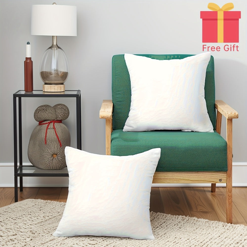 Pillow Inserts Square Microfiber Throw Pillow Inserts for Couch Sofa, Hypoallergenic 100% Virgin Fiber Fill, Indoor Outdoor Cushion Inserts for Office Patio Picnic