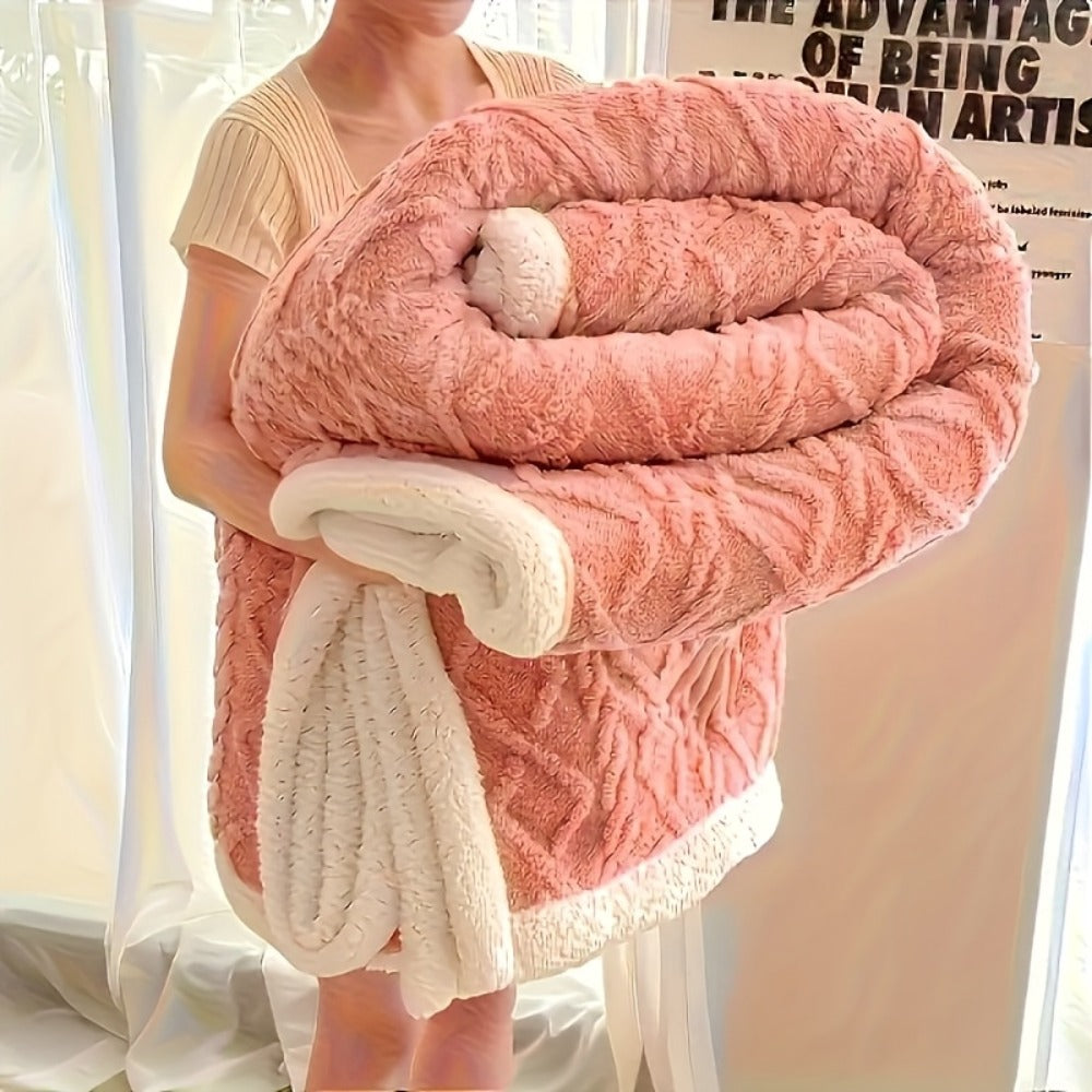 Taffeta Blanket Double-Sided ¨C Silky Soft All-Season Sleep Blanket for Bed & Air Conditioning, Machine Washable, 5 Colors, 3 Sizes