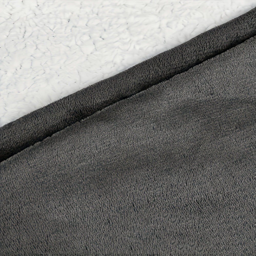 Hooded Wearable Blanket ¨C Double-Sided Flannel Suede Hoodie Blanket for Women & Men, 500gsm Oversized Warm Cozy Sweatshirt