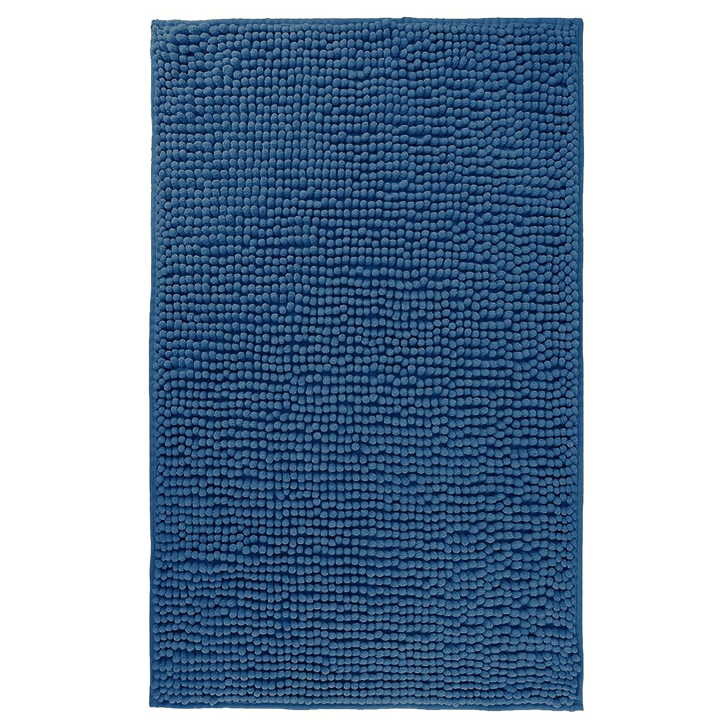 Chenille Bath Rug Extra Thick Soft Absorbent Non-Slip Bathroom Mat Machine Washable, Multiple Sizes & Colors