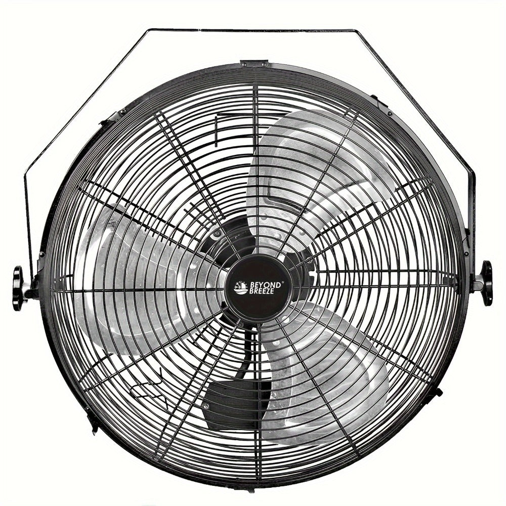 Wall Mounted Fan 18¡±/16¡± with 3 Speed Settings ¨C Quiet Heavy Duty Electric Fan for Home, Garage & Industrial Use, Portable Shop Fan with Adjustable Tilt, Black or White