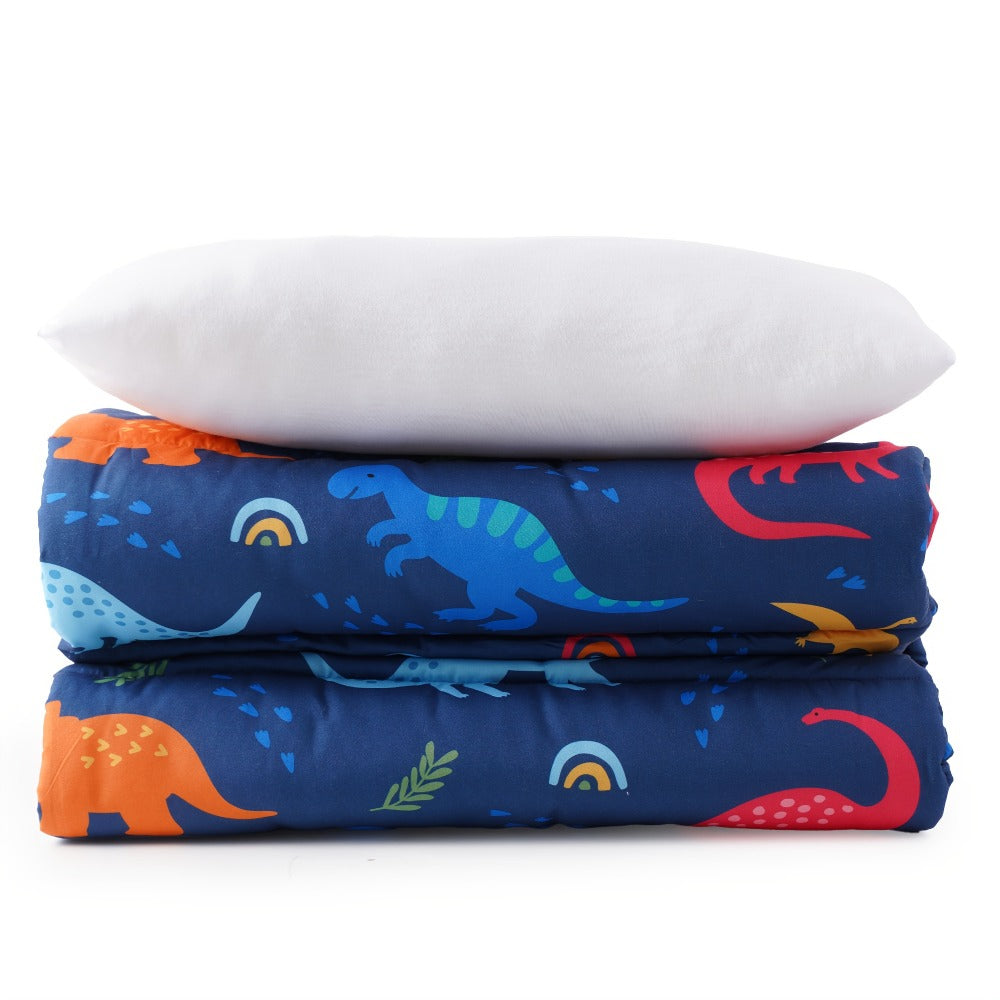 Kids Nap Mat Roll-Up Sleeping Mat for Daycare & Travel - 100% Polyester, Machine Washable, Fun Prints