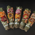 Rosemary Cinnamon Dried Flower Bundles 5pcs ¨C Handmade Aromatic Home Decor Sticks with Bay Leaves & Daisies, Festival Gift