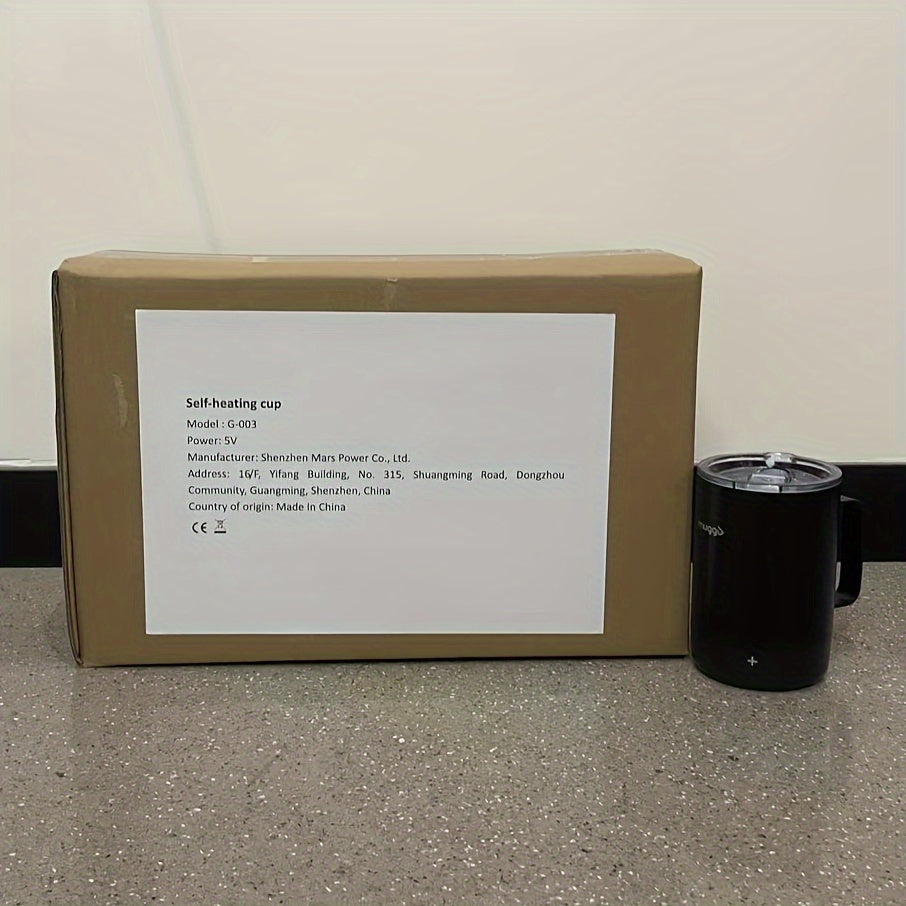 Self-Heating Coffee Mug with Temperature Control ¨C USB-C Rechargeable Smart Beverage Warmer Keep
