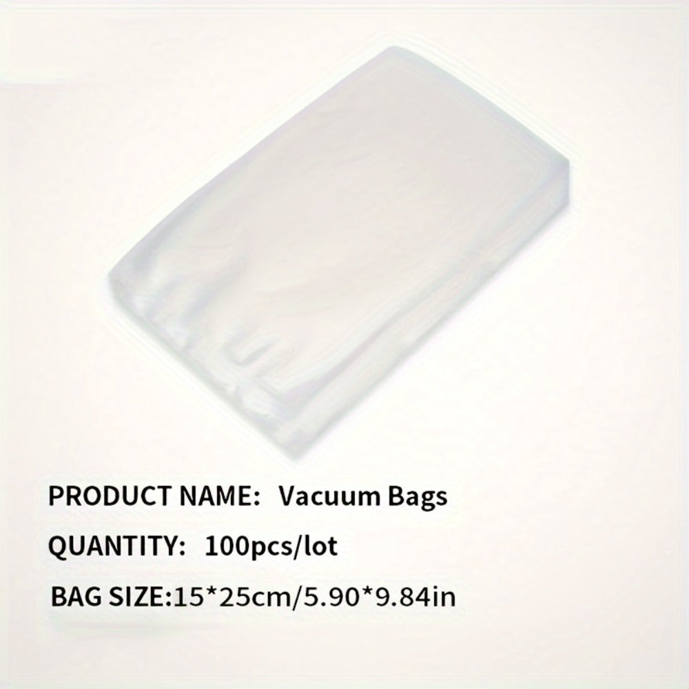 Micro Perforated Food Storage Bags 100 Pack - Breathable Ventilated Produce Bags for Fruits Vegetables Meat and Seafood, Refrigerator Fresh Keeping Bags for Longer Freshness, Available in 7 Sizes