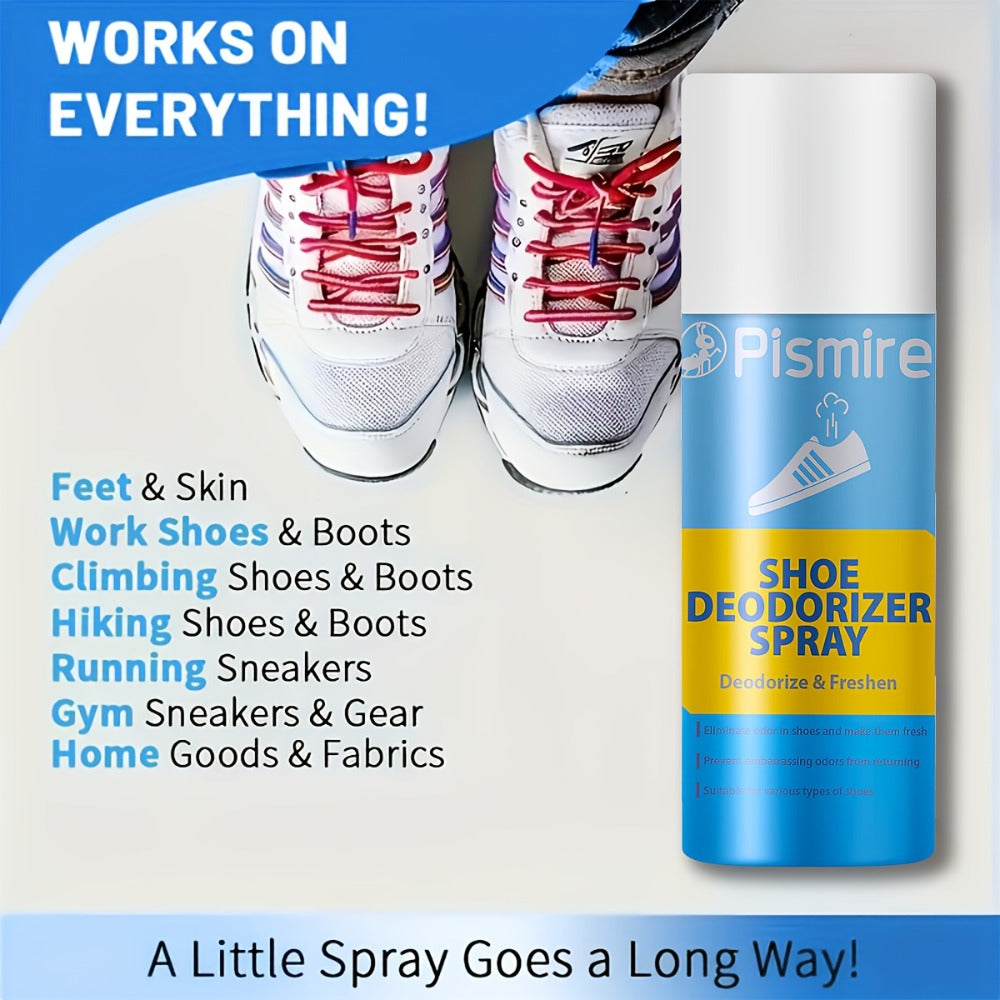 Foot Deodorant Spray 8.79oz ¨C Powerful 24-Hour Odor Eliminator for Shoes, Clothing & Body, Long-Lasting Freshness for Athletes, Women & Daily Use