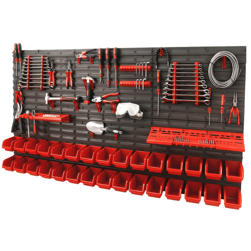 Tool Organizer Set ¨C Multi-Functional Wrench, Screwdriver, Drill Bit & Hammer Storage Rack | Garage Tool Organizer Wall Mount for 39/69 Piece Tool Sets | Workshop Tool Holder Gift for Men & DIY Enthusiasts