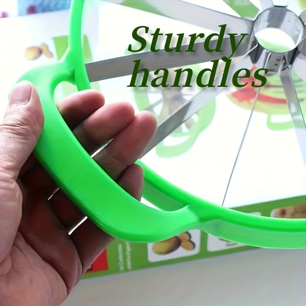 Stainless Steel Watermelon Slicer Cutter Fruit Divider Kitchen Gadget
