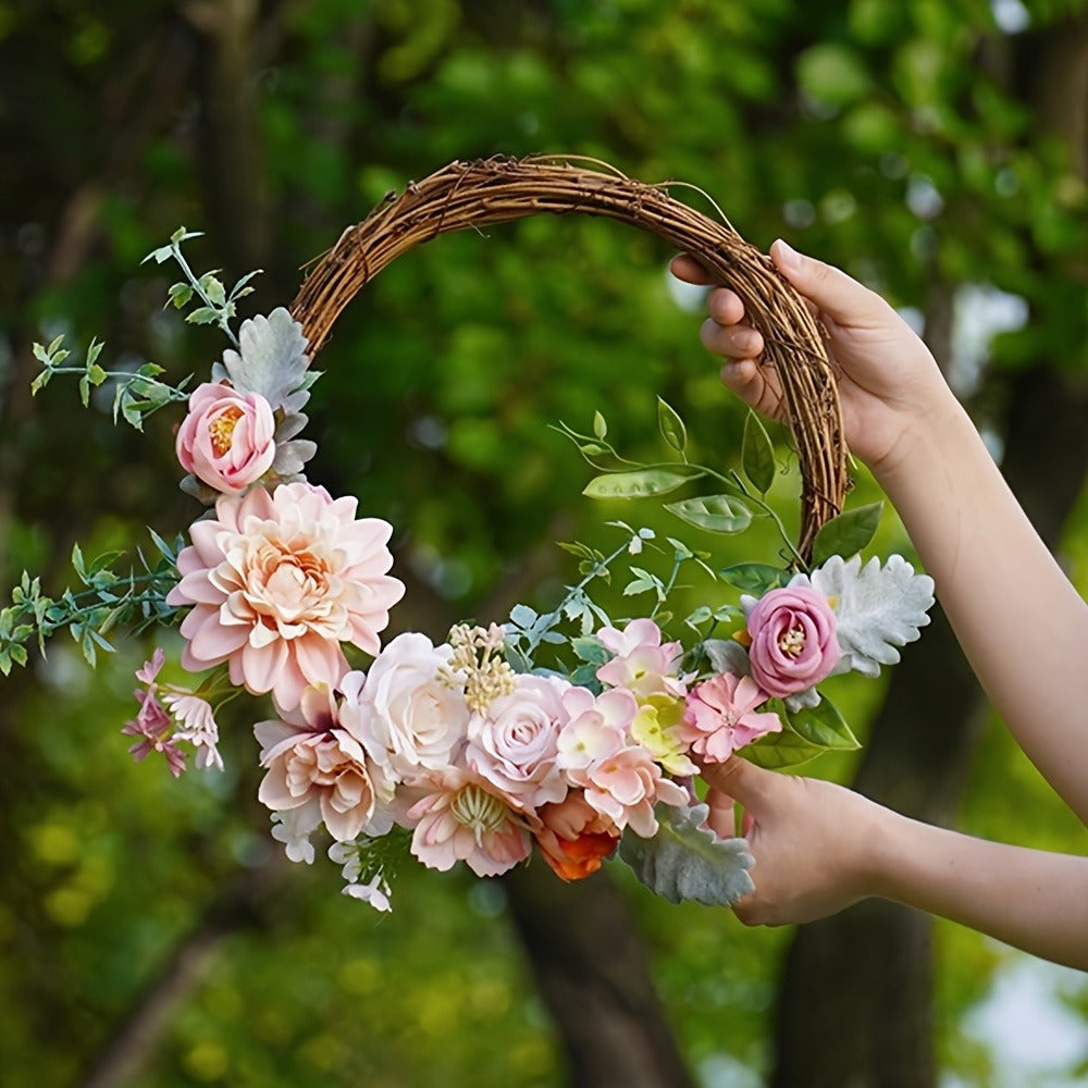 Artificial Roses Box Set for Wedding Bouquet, DIY Centerpiece & Home Decoration ¨C Pink Valentine's Day Spring Flowers