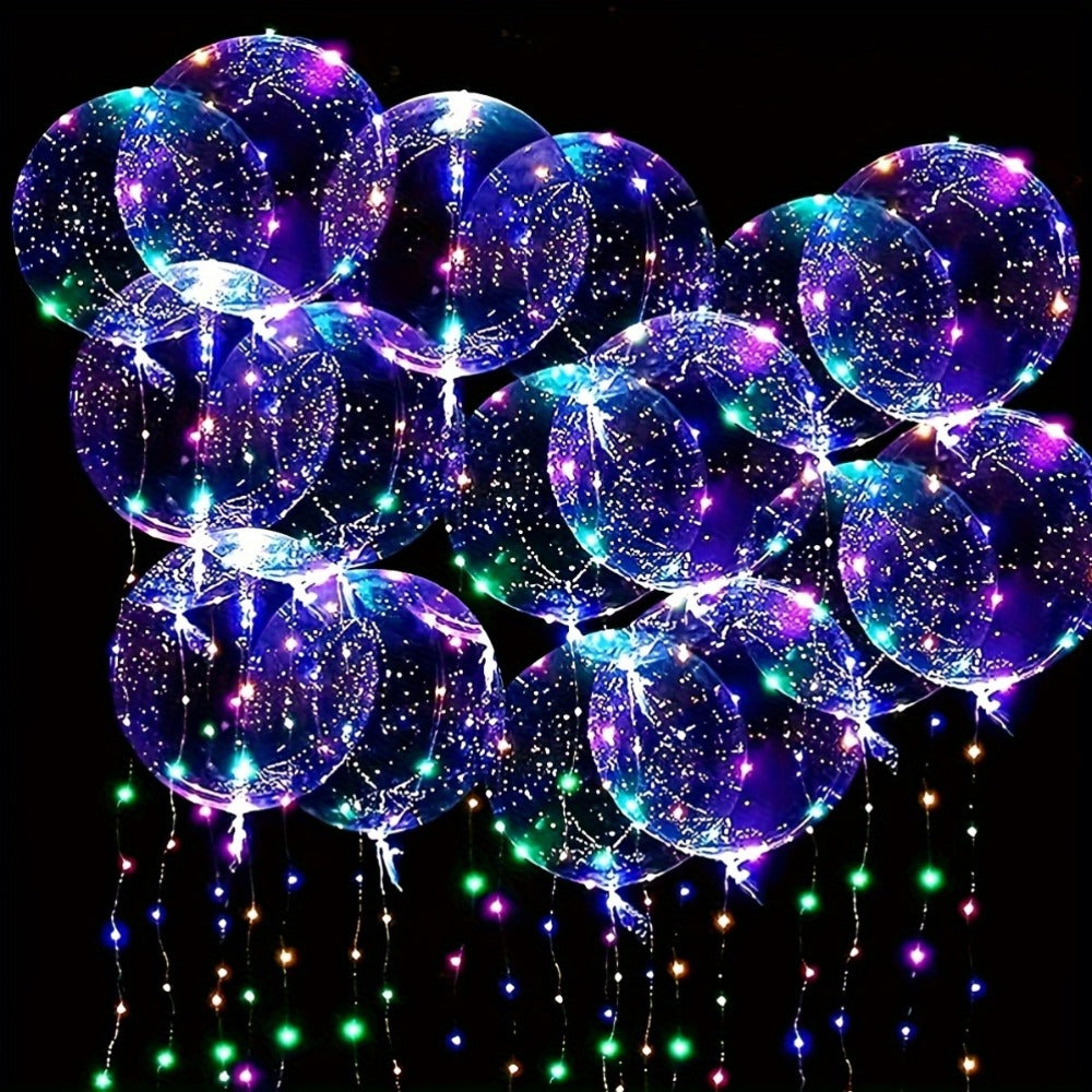 LED Light Up Bobo Balloons with LED String Lights 20pcs Party Decoration Kit ¨C Birthday Wedding Christmas Easter Graduation Decor