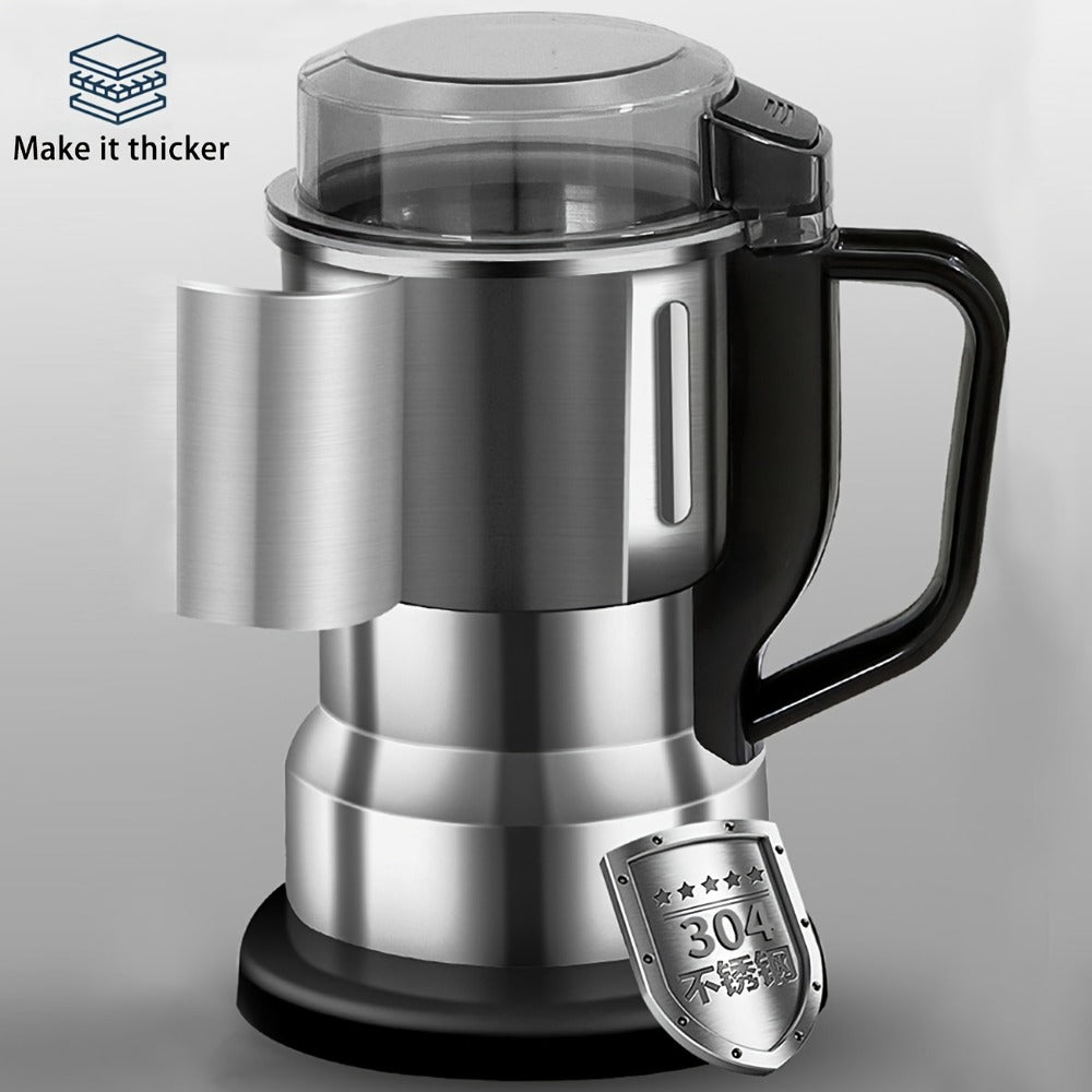 Electric Coffee Grinder 300W High Power Spice Grinder for Coffee Beans Spices Seeds and Grains Multifunctional One-Touch Grinding Machine for Home Kitchen