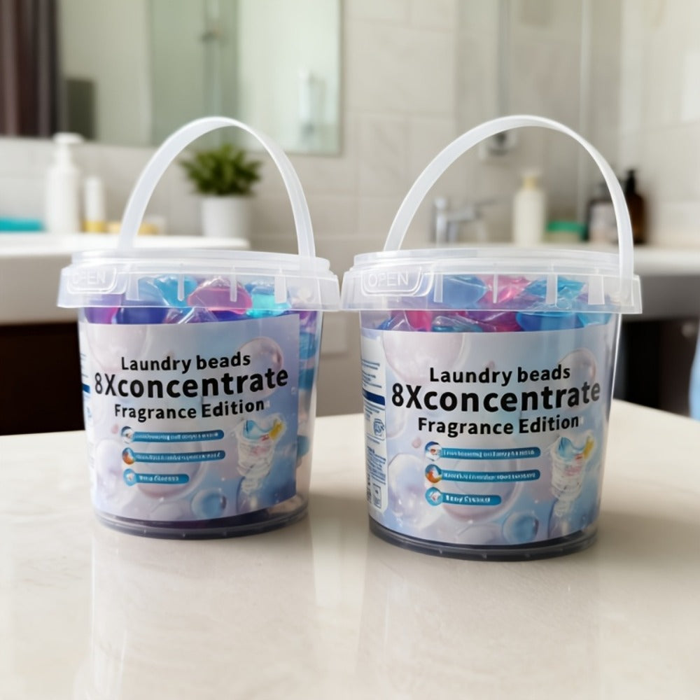 Laundry Pods 5-in-1 Scented Detergent Pods Powerful Stain Remover Long-Lasting Fragrance Each Pod Washes 8-12 Items 12g Per Pod Fabric Cleaner for Home