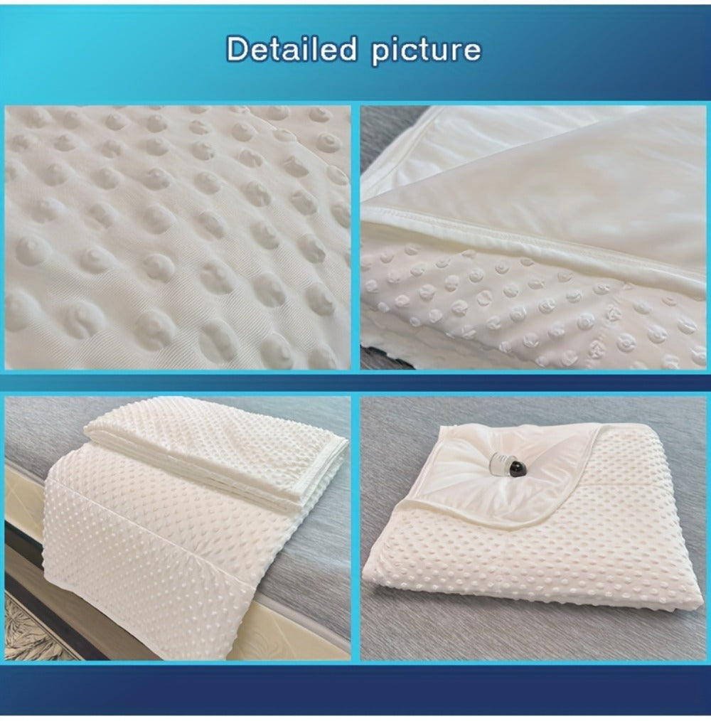 Cooling Blanket for Summer ¨C Breathable Lightweight Throw with Soundwave Embossed Striped Design, 100% Polyester Machine Washable Blanket & Shawl for Bed, Sofa & Travel (Multiple Colors & Sizes)