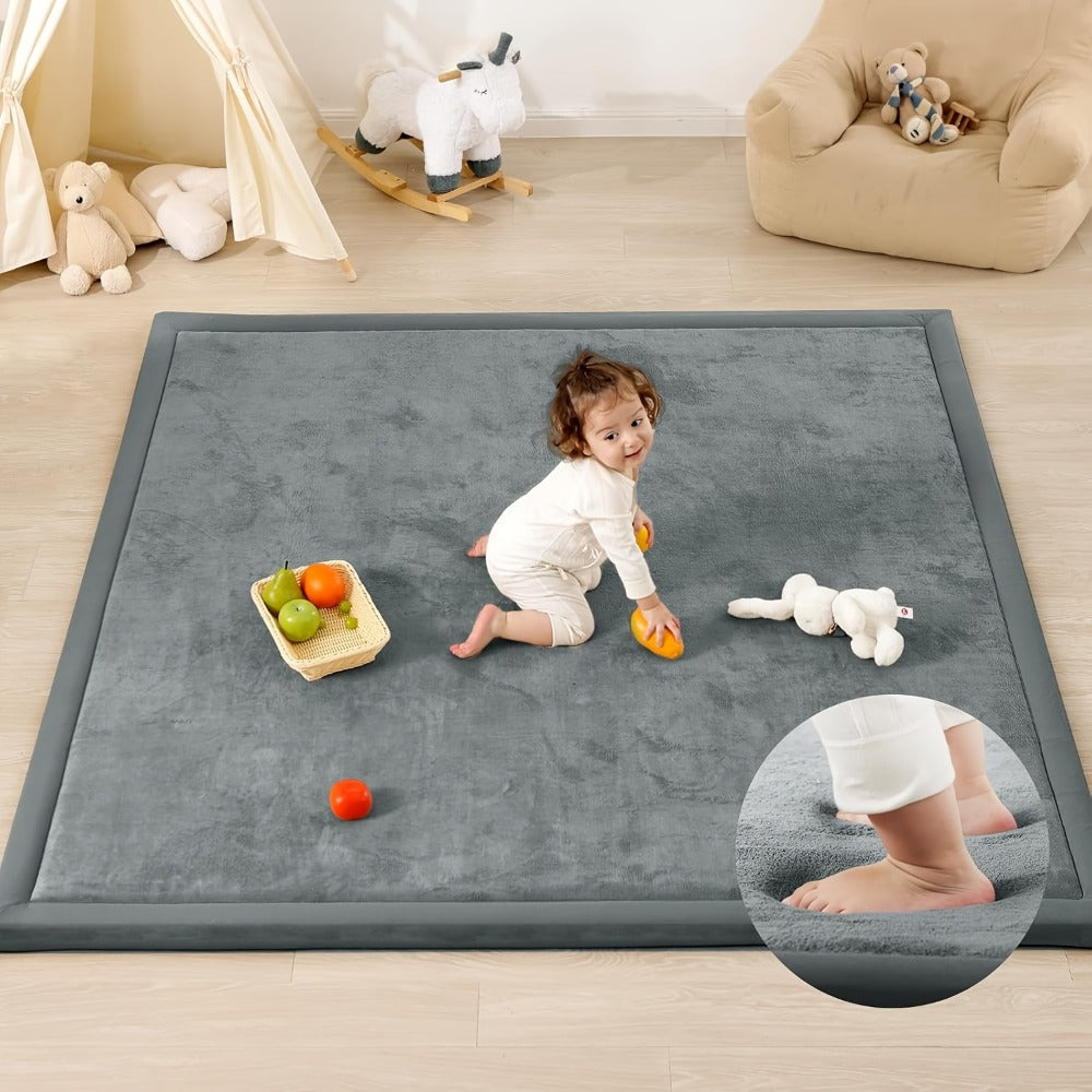 Memory Foam Area Rug Tatami Mat Non-Slip Coral Velvet Floor Mat for Living Room Bedroom Kids Playroom Yoga ¡ª Multiple Sizes & Colors