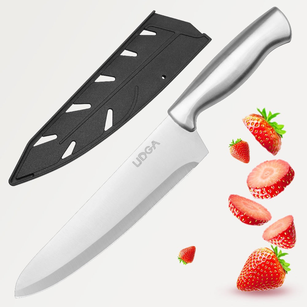Stainless Steel Kitchen Knife Set Chef Knife Damascus Black Knife Block