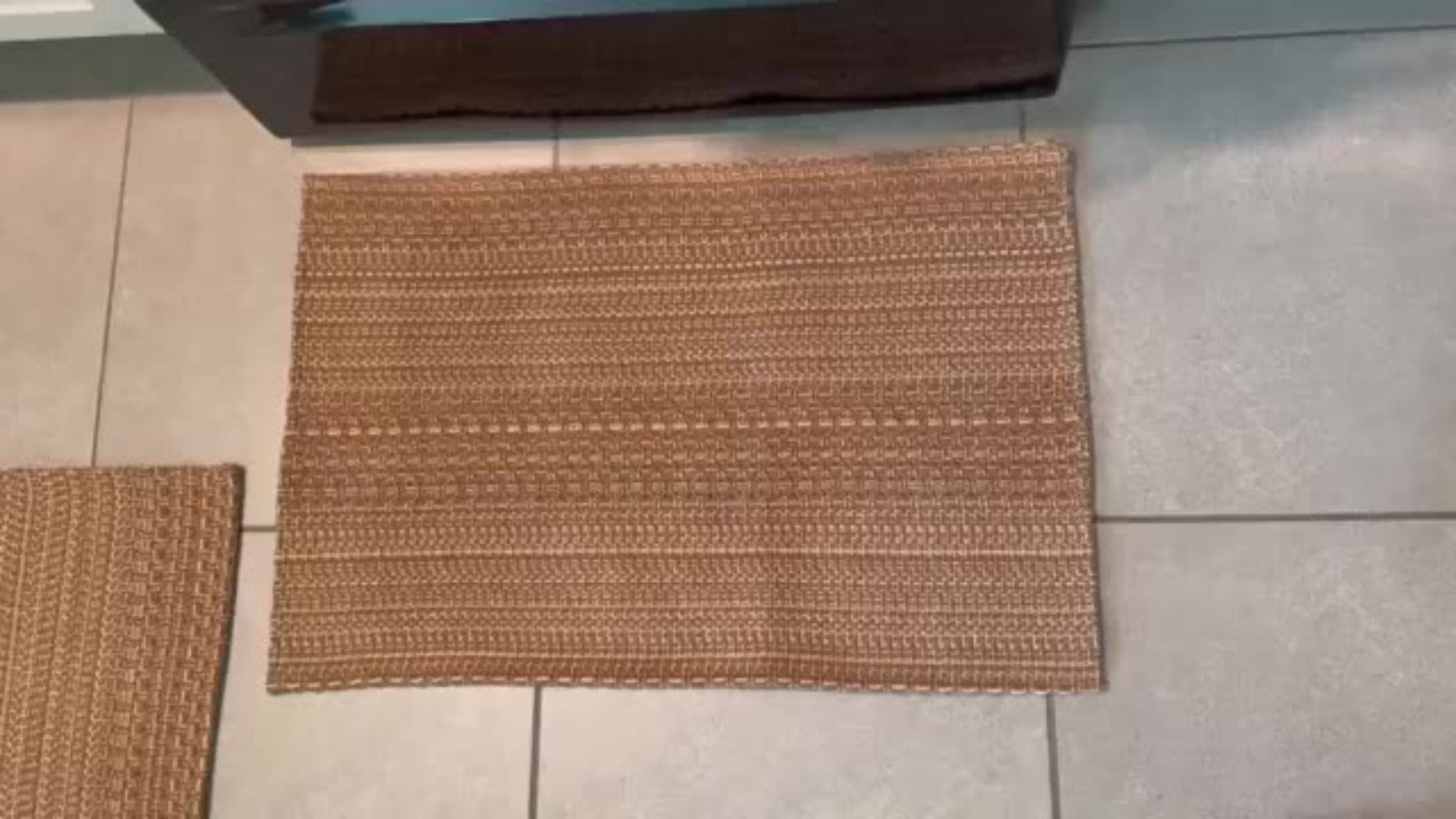 Washable Area Rug Non-Slip Rubber Backed Braided Woven Cotton Kitchen Mat Indoor Entryway Living Room Bedroom Floor Rug Multi-Size