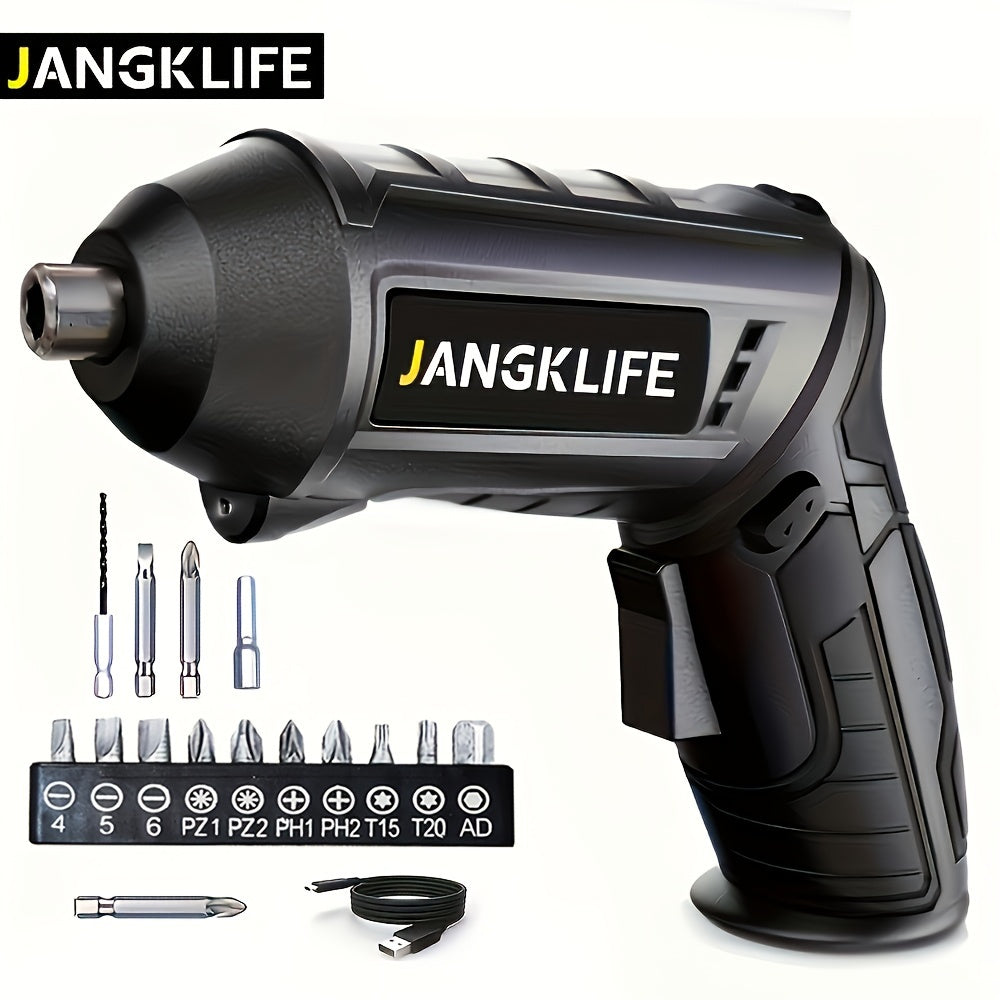 Electric Screwdriver Set 16pcs, 90¡ã Rotatable Foldable Cordless Screwdriver Kit with 1200mAh Rechargeable Battery & Bits
