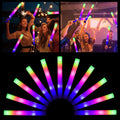 LED Glow Sticks Party Set ¨C Foam Glow Sticks with 3 Light Modes, Glow Glasses, Headbands & Finger Lights for Rave, Wedding, Birthday, Concert, Halloween, Christmas & New Year Party Supplies, 11/36/52pcs