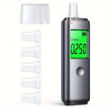 Breathalyzer Alcohol Tester 2-in-1 Rechargeable Dual Mode Blow Activated Digital BAC Tester for Personal Use Drunk Driving Prevention Portable Alcohol Meter