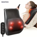 Shiatsu Back Massager with Heat Deep Tissue 3D Kneading for Neck Shoulder Back 3 Massage Modes 2 Heating Levels Electric Body Massager Gift for Mom Dad Women