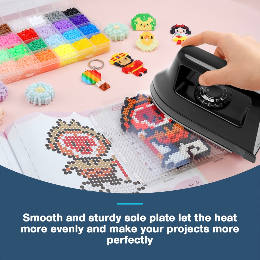 Mini Heat Press Machine Portable 400W with Charging Base, Handheld Heat Transfer Press for T-Shirts Shoes Bags Vinyl HTV Projects, Compact Travel & Home Iron-On Press Tool for DIY Crafts Sublimation