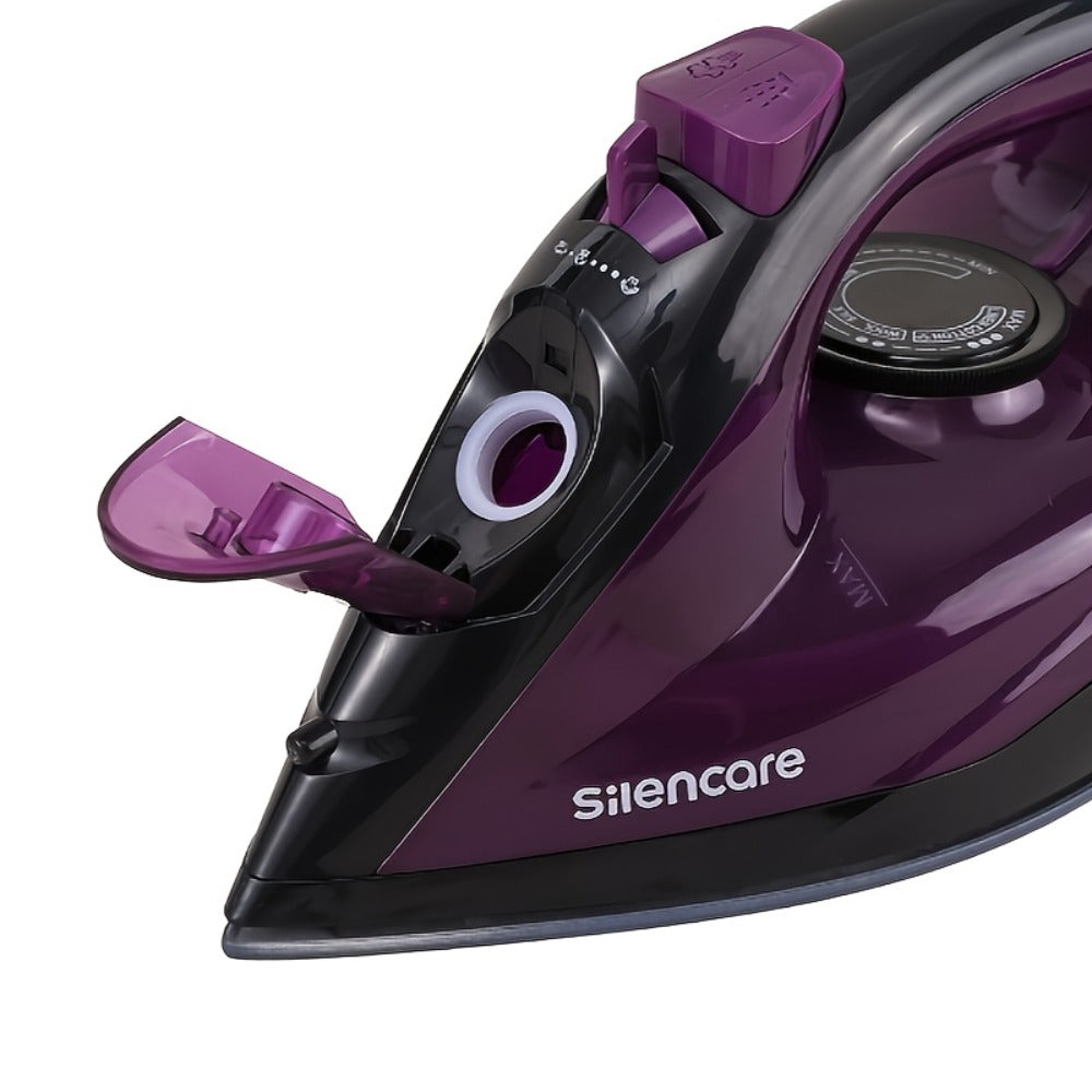 Steam Iron Household High-Pressure Non-Stick Soleplate Anti-Calcification Overheat Protection Multi-Gear Fast Heating Dry Wet Dual-Use Clothes Iron Travel Essential Pink