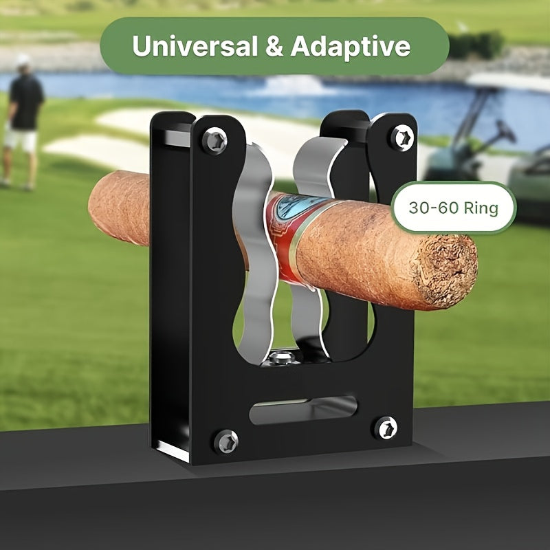 Magnetic Cigar Holder Heavy Duty Secure Grip - Fits Golf Carts, Beach Chairs, Fishing Rods & Boats | On-the-Go Smoking Accessory | 7 Colors | Cigar Enthusiast Gift