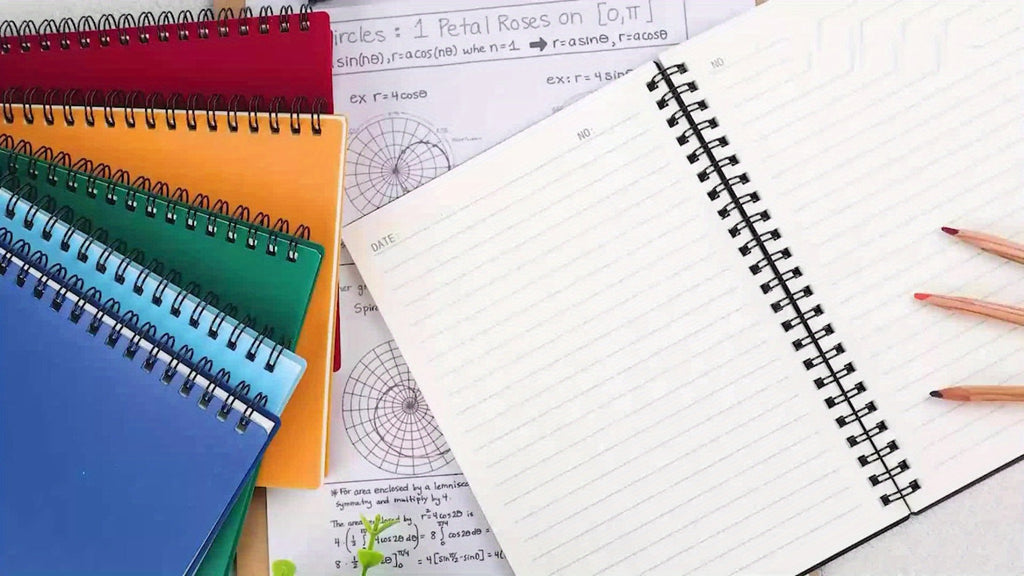 Spiral Notebooks 6 Pack Hardcover A5 Lined Journal College Ruled 480 Sheets 960 Pages No Bleed Thick Paper 6 Colors for Work School Office Supplies