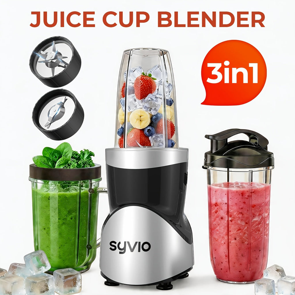 Personal Blender & Smoothie Maker 12-in-1 ¨C High-Powered Protein Shake Mixer, Multi-Function Grinder, BPA-Free with Portable Cup