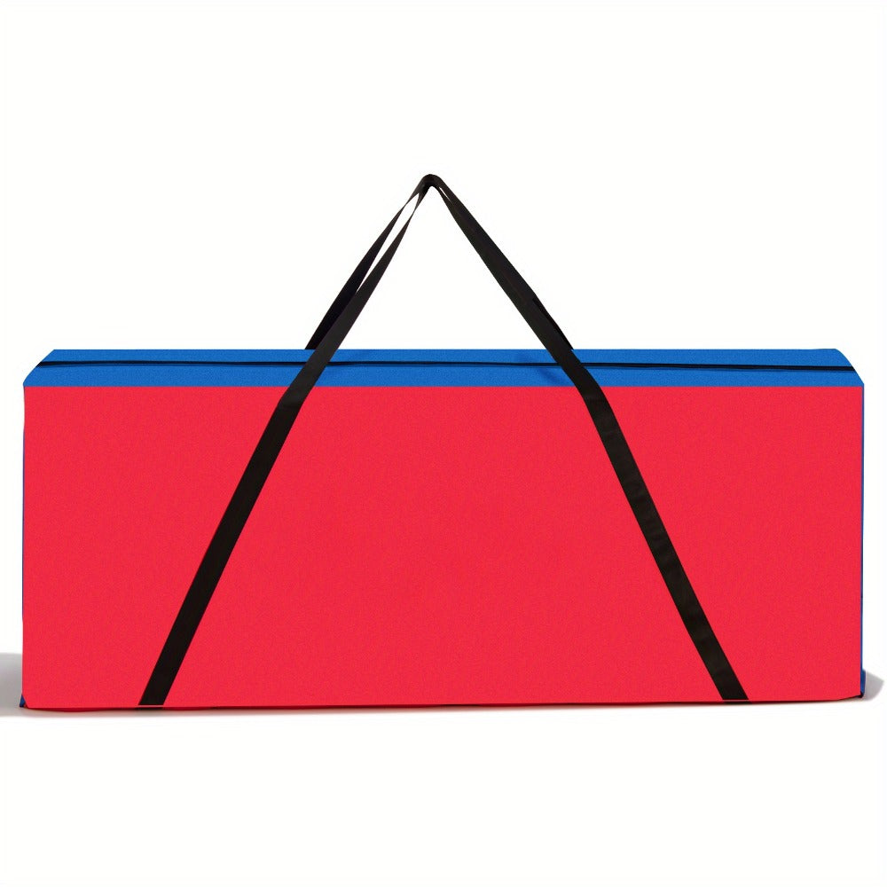 Jumbo 4 in a Row Game Storage Bag Carrying Bag for Giant Connect 4 Game Set Oxford Cloth Shoulder Strap Large Capacity Fits 33x13x29 Game Set Blue Red