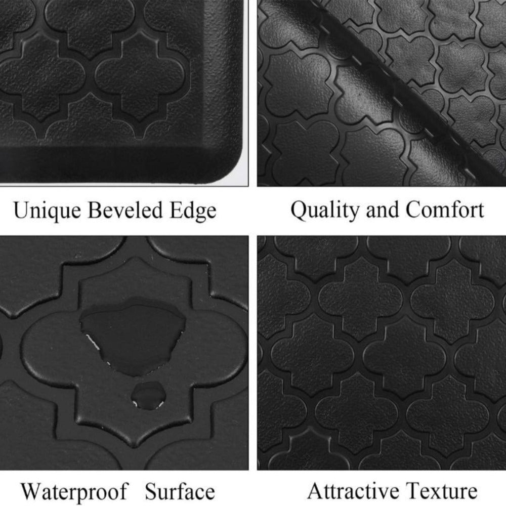 Anti-Fatigue Kitchen Mat Non-Slip Cushioned Standing Mat for Kitchen, Standing Desk, Sink & Laundry Room ¨C Multiple Sizes & Colors