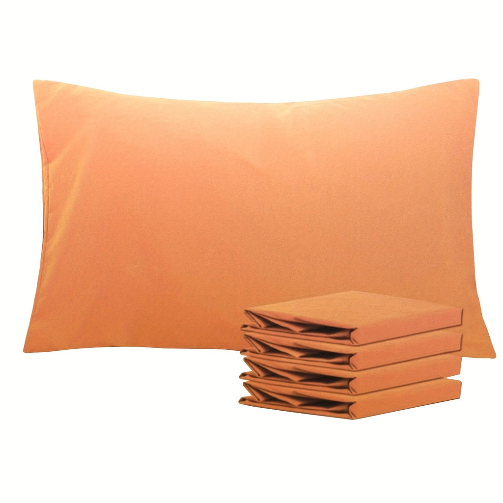 Pillowcases 4 Pack Queen 20x30 ¨C Brushed Microfiber Soft Wrinkle-Free Fade-Resistant Envelope Closure Solid Color 32 Colors